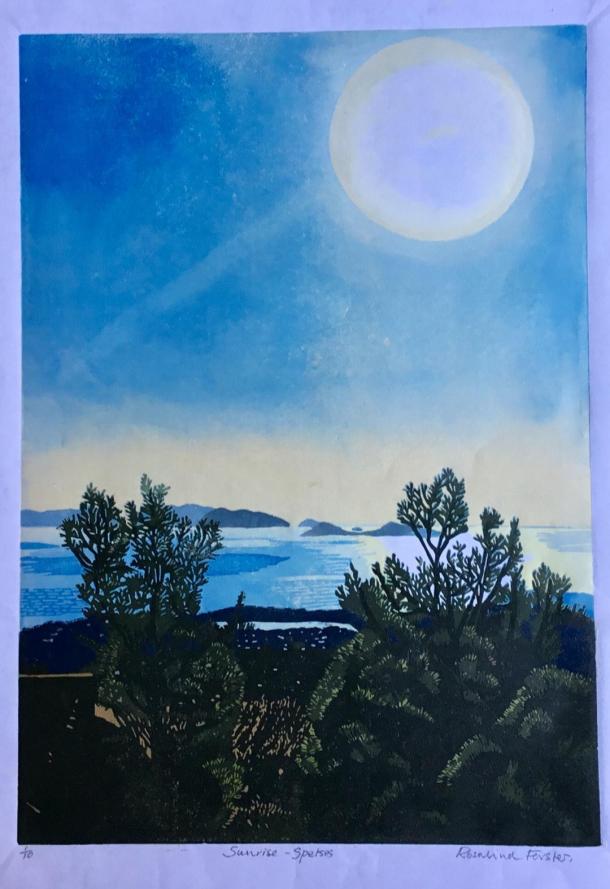 Sunrise-linocut-RosalindForster