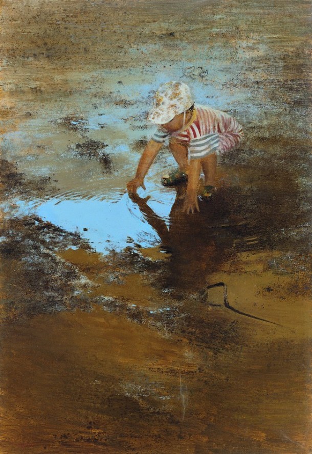 chryssaverghiPLAYING-WITH-THE-REFLECTION-183x125cm-1997
