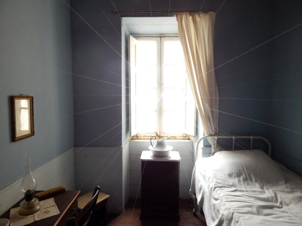 Voulgaris, 'Engaged Touches' In Situ Installation 2017, 12,000 meters of jasmine perfumed thread, 2,660 routes, 18,660 steps. Ursuline’s Convent Museum, Tinos