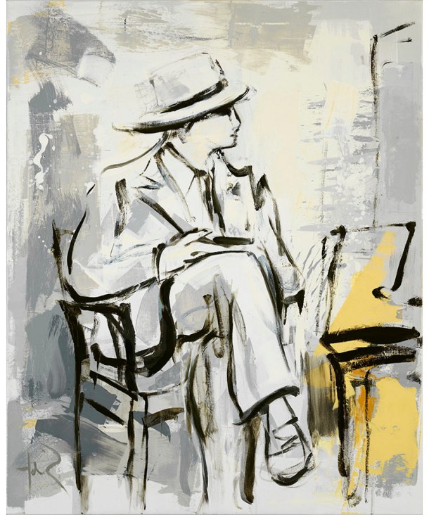 Sef6, 'Sitting Figure with Hat'